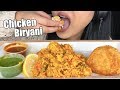 ASMR CHICKEN BIRYANI Eating Sounds Samosa Chutney Lime Soda No Talking ASMR Phan