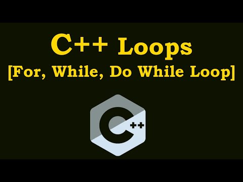 C++ Tutorial -   Loops In C++ [For Loop, While Loop, Do While Loop]