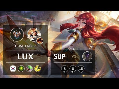 Lux Support vs Alistar - KR Challenger Patch 9.13