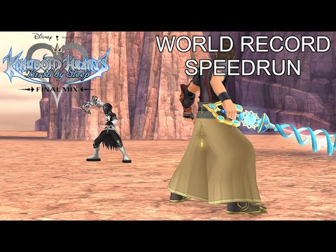 KH BBS FM CM Terra [WR] Speedrun WORLD RECORD All Story Bosses, Armor of Eraqus & Vanitas Remnant