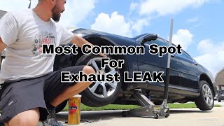 The Most Common Spot for exhaust Leak on Your Car / Infiniti G35 / nissan 350z / honda accord /