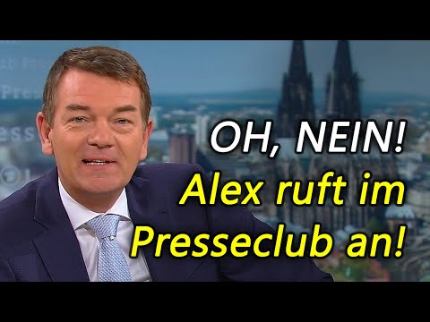 Presseclub: Alex ruft an, freut sich über Fall der CDU-Brandmauer und lobt die AfD-Steuersenkung