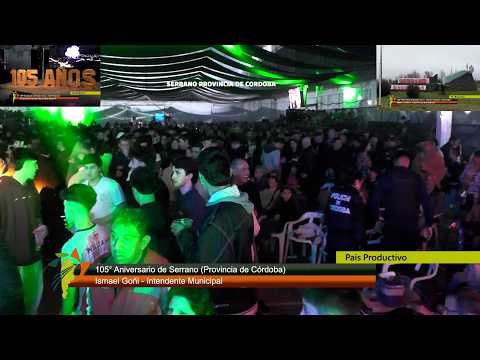 105° Aniversario Serrano, Córdoba.  29 08 2026