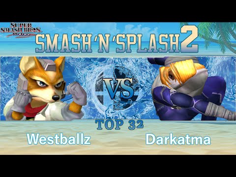 SNS2 - Tempo | Westballz (Fox) vs Darkatma (Sheik, Peach) - Melee Top 32