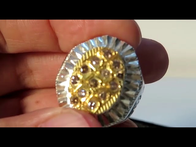 خاتم الماس صياغة يدوية