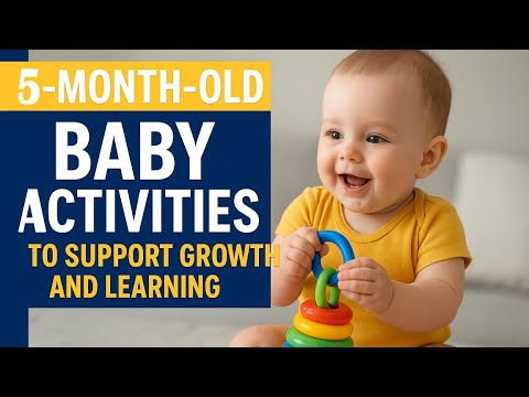 Activities to Support Growth and Learning for 5-Month-Old Baby || Play Ideas for 5-month-old Babies