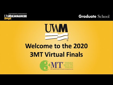 2020 UWM Three Minute Thesis Finals