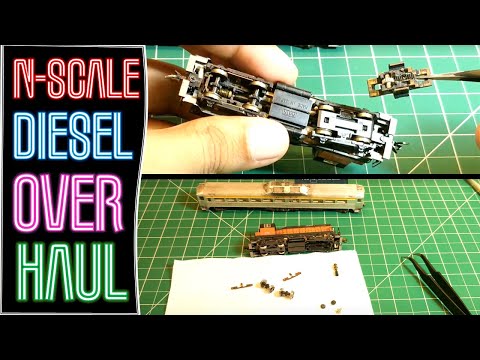 YouTube video about: How to lubricate n scale locomotives?