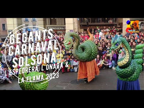 Carnaval de Solsona 2023 - L' Espedrera, l'Onada i la Flama