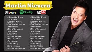 MARTIN NIEVERA - PINOY POP SONGS || I Dreamed a Dream, I&#39;ll be There, Each Day With You