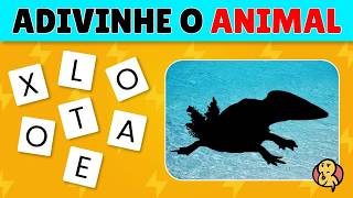 Quiz de Animais - Palavras Embaralhadas | Quiz divertido infantil | Descubra o nome do animal