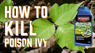 How to kill Poison Ivy