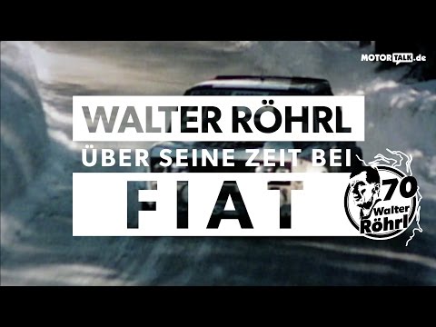Walter Röhrl and Fiat