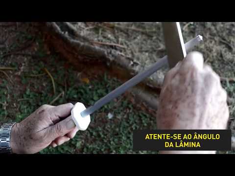 Como afiar sua faca com uma chaira