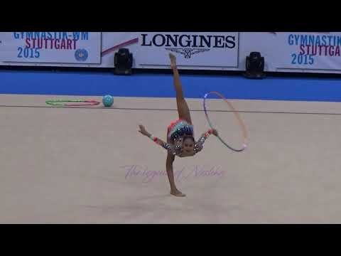 Irena OMIROU (CYP) hoop - 2015 Stuttgart worlds Qualifs