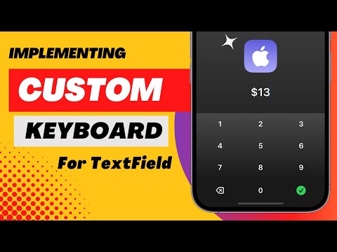 SwiftUI TextField Input View - Custom Keyboard for TextField - Xcode 14 thumbnail