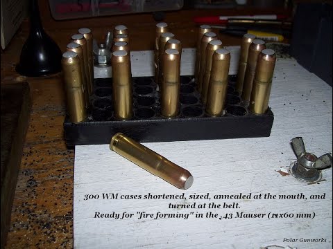 Making 43 Mauser Brass