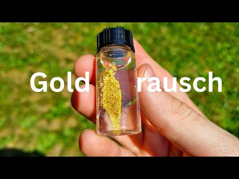 Wird es ein Goldrausch? Mein erstes Mal Goldwaschen...