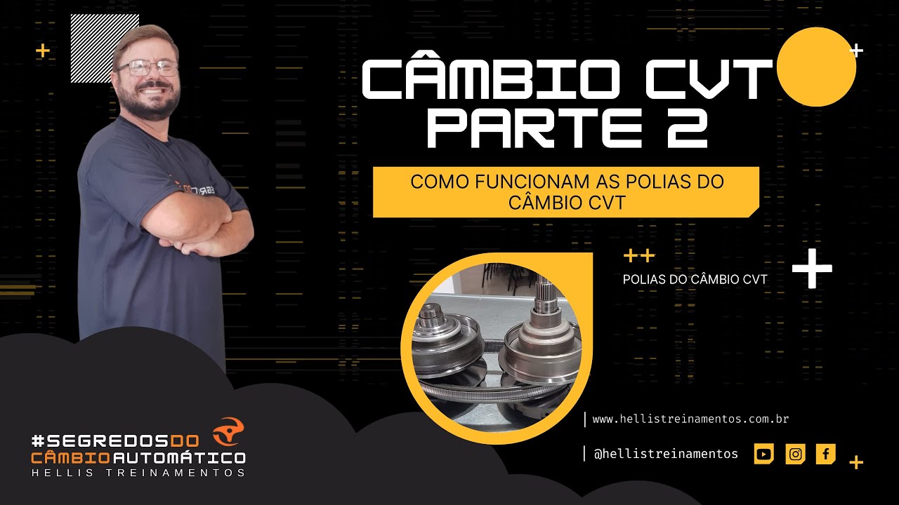 Você NUNCA imaginou 😱 que o Câmbio CVT funcionava assim!Descubra o segredo 🤫 por trás dessas polias!