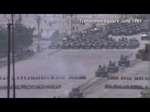 天安門廣場大屠殺25年後的紀念活動 (Tiananmen Square massacre remembered 25 years on)
