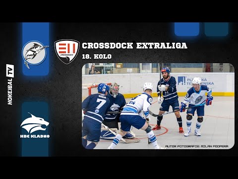 Highlights 18. kola CROSSDOCK Extraligy hokejbalu | HBC Plzeň vs. HBC Kladno