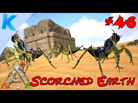 Ark - Scorched Earth - Ep 46 Vrouwelijk Mantis leger Temmen!