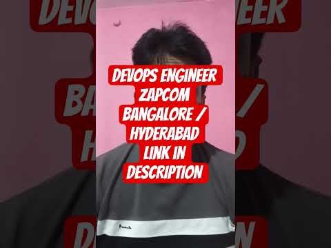 Zapcom DevOps Engineer Job 2025 #Bangalore & Hyderabad #AWS, Azure, Kubernetes, Terraform