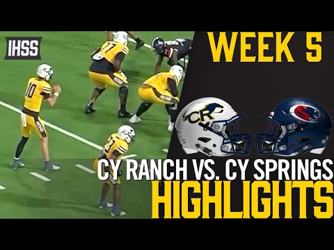 Cy Ranch vs. Cy Springs: Thrilling Upset in 16-6A Showdown!