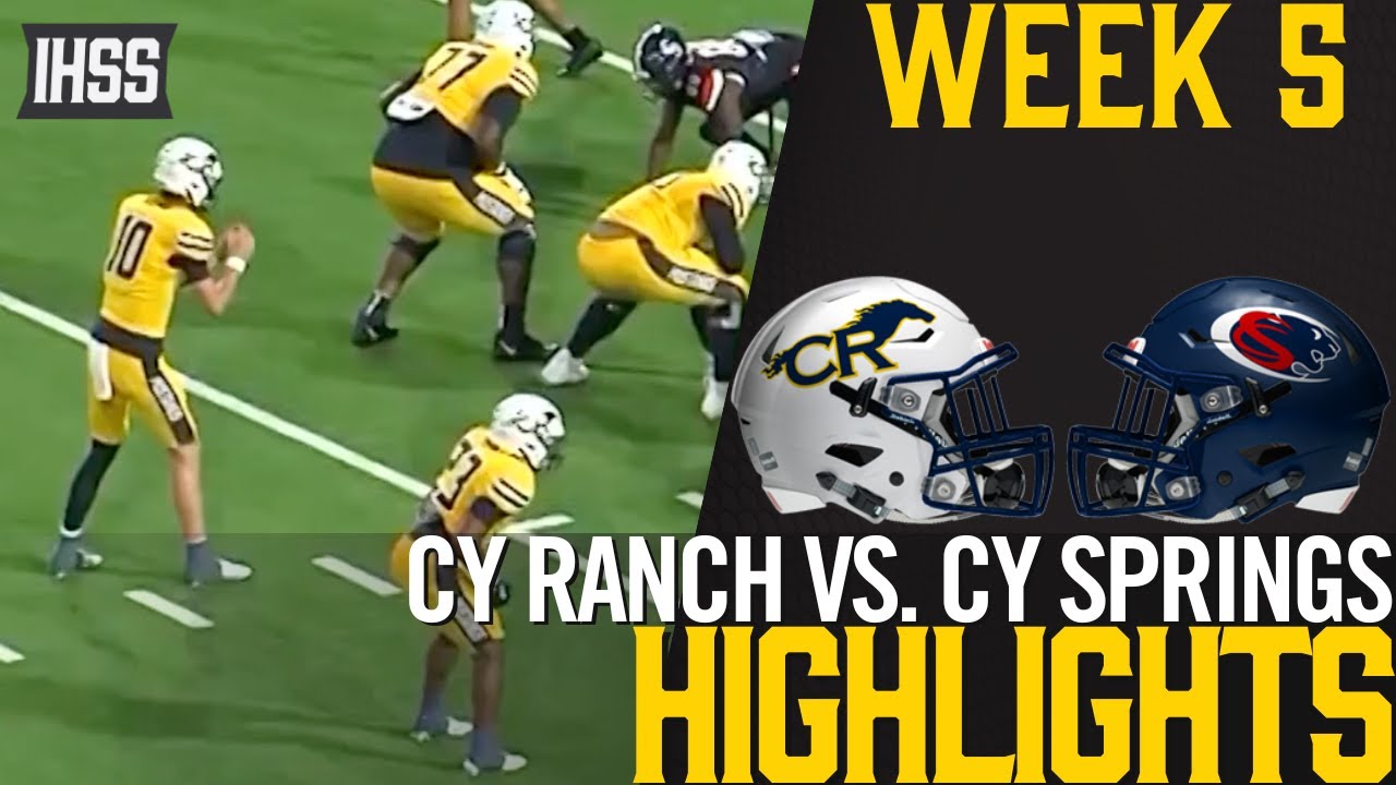 Cy Ranch vs. Cy Springs: Thrilling Upset in 16-6A Showdown!
