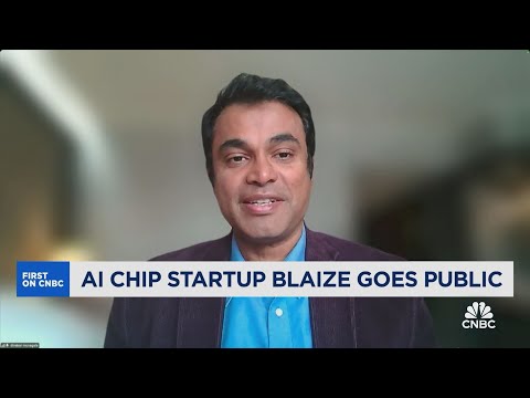 CEO of AI chip maker Blaize on the decision to go public