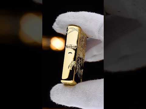 Asian Dragon, mẫu Zippo mạ vàng khắc multicut độc quyền của hãng #zippo #zippovn #zippochinhhang