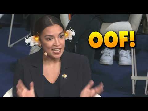 AOC's brain GLITCHES in front of the WHOLE WORLD after being asked basic question on foreign policy