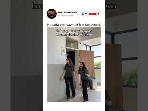 Hocada yok yazmak için koşuyor😂
