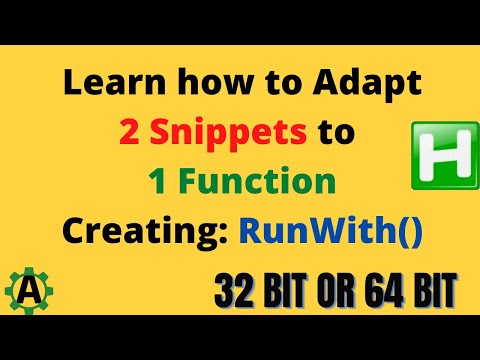 Creating a function to choose which bitness to run your AHK script