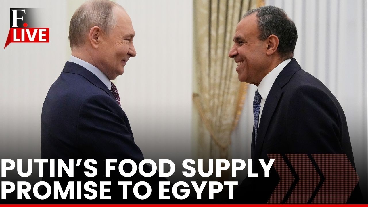 Putin LIVE: Russian President Putin Offers Grain Support to Egypt Amid Global Tensions | N18G