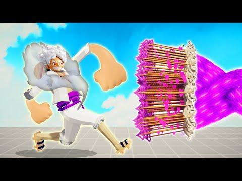 LUFFY - SUN GOD NIKA vs EVERY GOD | TABS - Totally Accurate Battle Simulator