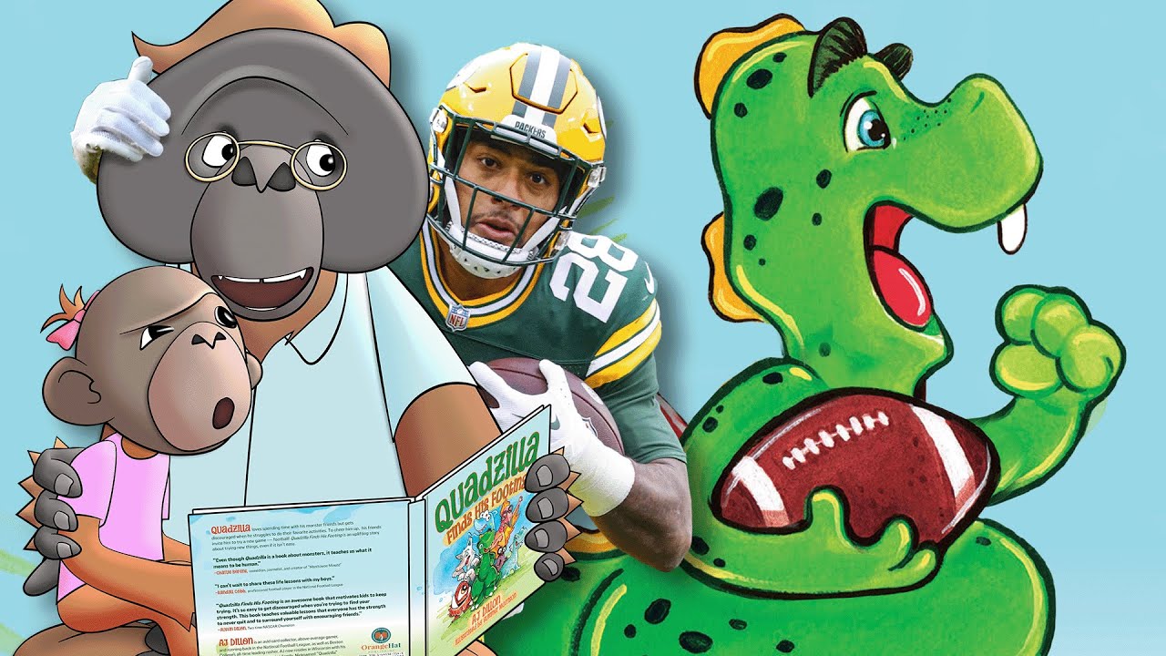 Quadzilla Finds His Footing  |  Book in a Nook  |  Animated Read-Aloud Storytime for Kids