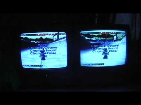 N64 PAL vs NTSC Speed Comparison - 1080 Snowboarding