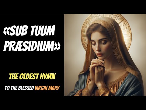 [CATHOLIC HYMN] «Sub tuum praesidium» incl prayer - Antiphon to the Virgin Mary - Gregorian Chant