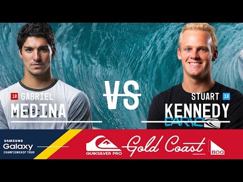 Gabriel Medina vs. Stuart Kennedy - Quiksilver Pro Gold Coast 2016