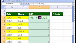 Excel Magic Trick #217: IF Function Text Logical Test