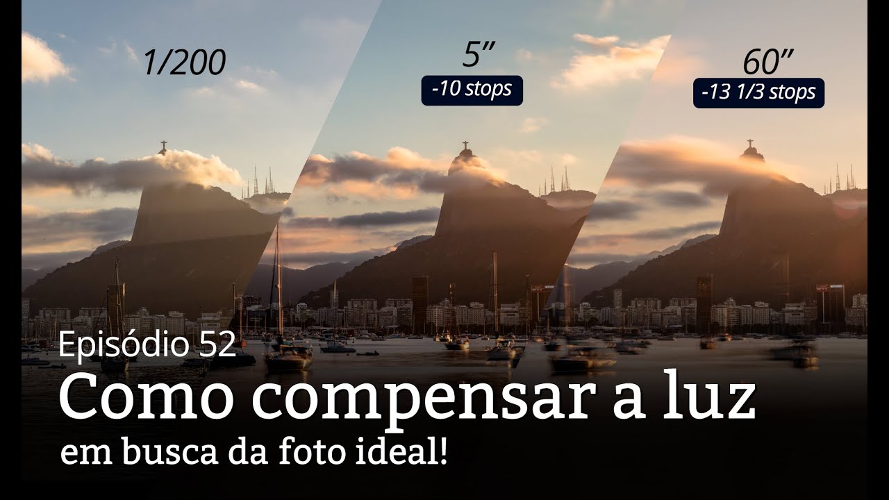 Como contar os stops para compensar a entrada de luz!