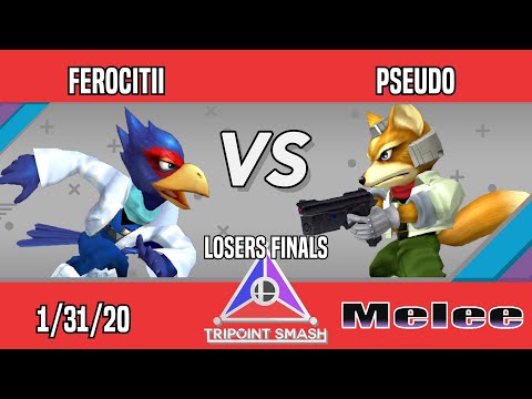 Tripoint Smash 95 - Losers Finals - Ferocitii(Falco) Vs. Pseudo(Fox)