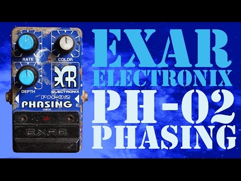 Exar PH-02 Phasing Phaser Pedal Demo