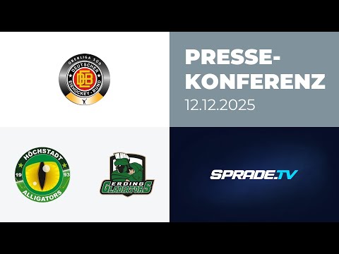 12.12.2025 - Pressekonferenz - Höchstadt Alligators vs. Erding Gladiators
