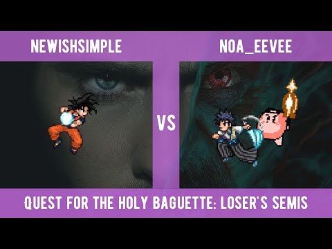 NewishSimple(Goku) vs Noa_Eevee(Bandana Dee,Ichigo)- SSF2 Losers Semis - Quest for the Holy Baguette