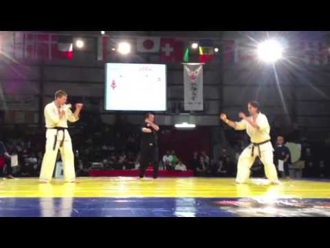 【新極真会】European Championship2013 Middle Weight final Ilas vs Cepla SHINKYOKUSHINKAI KARATE