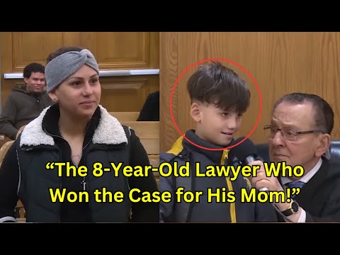 The 8 Year Old Lawyer Who Won the Case for His Mom, Heartwarming Courtroom Moments #courtroom