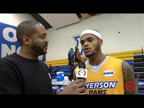 USports MBB: Myles Charvis stellar game for Ryerson scoring 23 points in Rams loss to #1 Carleton
