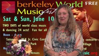 Berkeley World Music Festival 2017 Tsering Dorjee Bawa Interview video